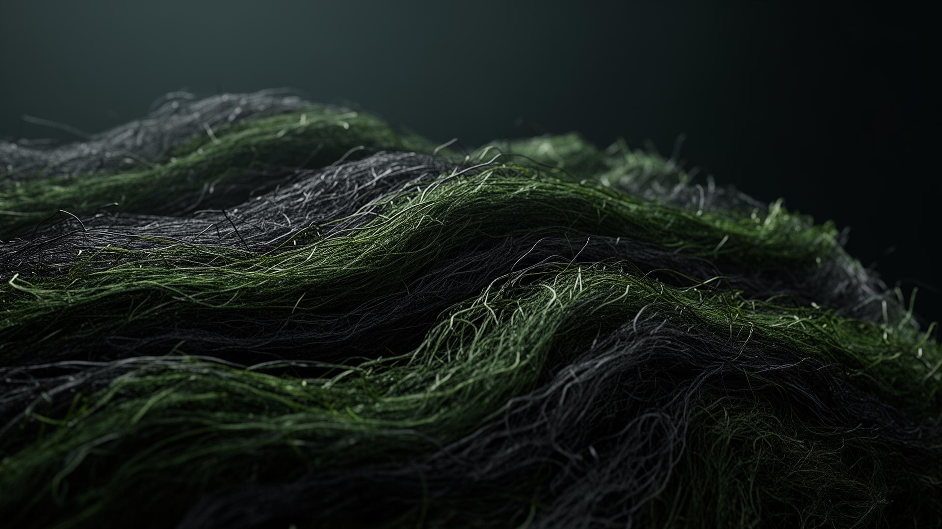Layered biomaterial fibers